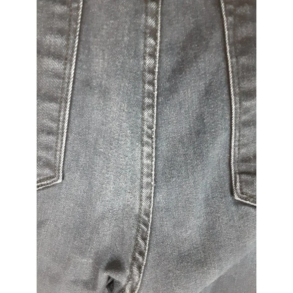 Frame Denim Le High Flare Dark Wash Jeans High Waist Stretch Zip Fly Roxy 30 - Picture 9 of 11